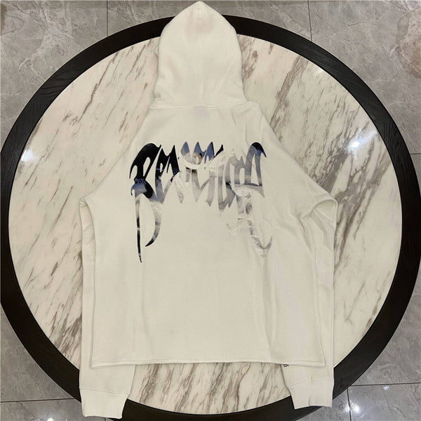 Angel Oil Painting White Plus Velvet Couple Hoodie