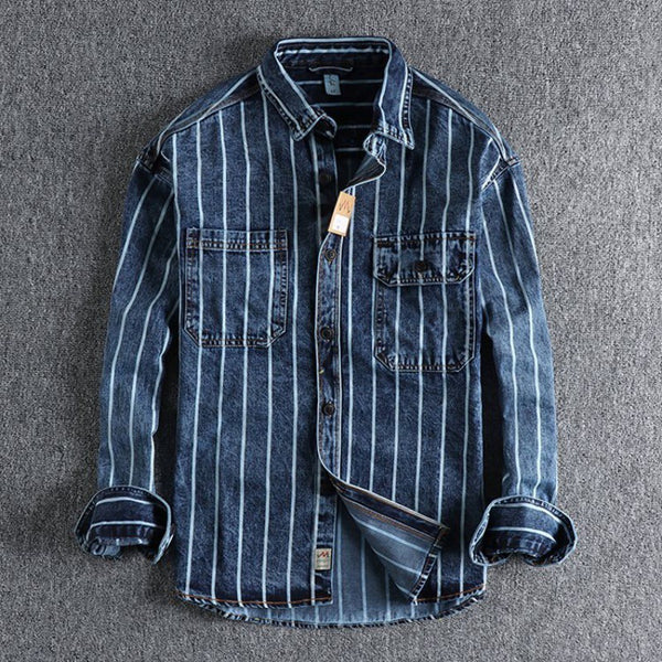 Men's Tooling Style Shirt Coat