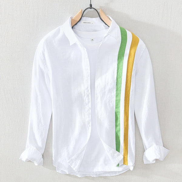 Men's Casual Linen Sleeves Shirt