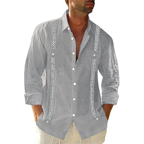 Men's Linen Abela Cuban Shirt