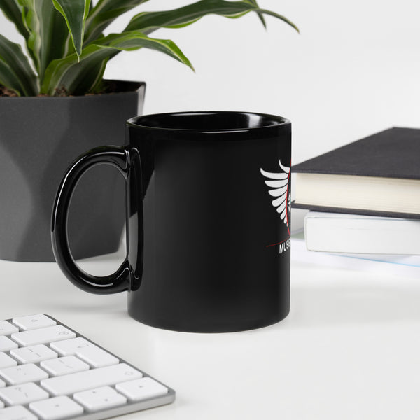 Musgrove Black Glossy Mug