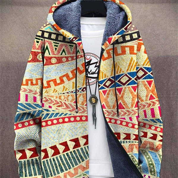 Men's 3d Digital Printed Hat Cardigan