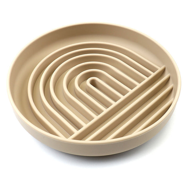 The Slowdown Bowl Silicone Slow Feeder For Dogs Puppies Slow Eating Modern Lick Mat Design Reduces Gulping Dishwasher Fit For All Breed Mealtime Challenge