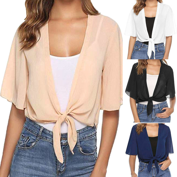 Women's Spring And Summer Chiffon Cardigan