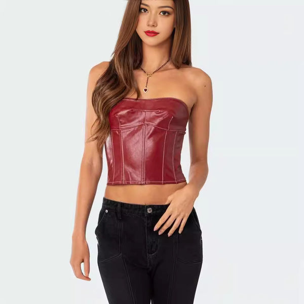 Personality Bandage Tube Top Vest For Women